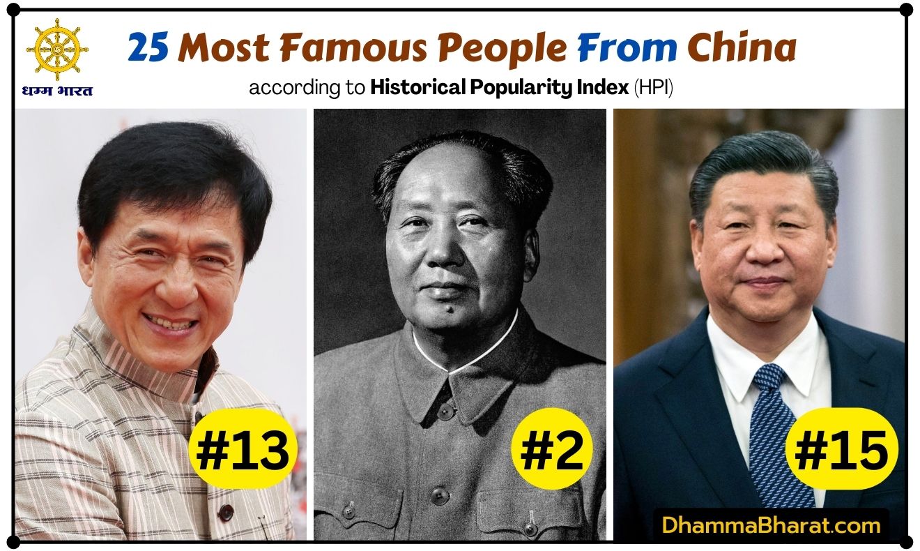 Top 25 Most Famous People from China