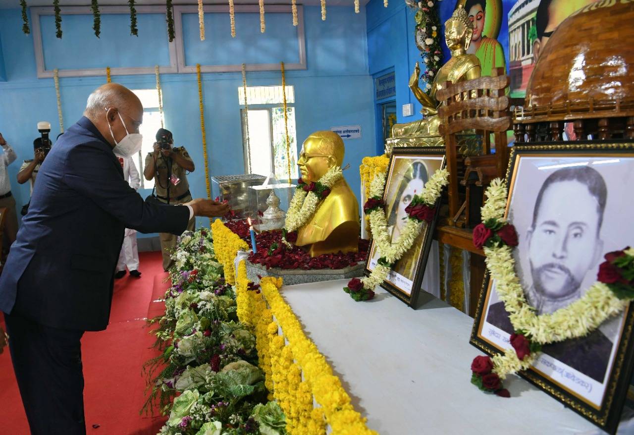 Ram Nath Kovind visited Dr. B.R. Ambedkar's ancestral village Ambadawe