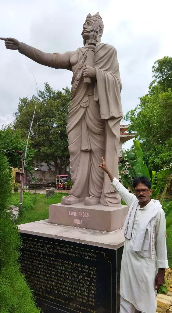 Ashoka statue in Varanasi Uttar Pradesh
