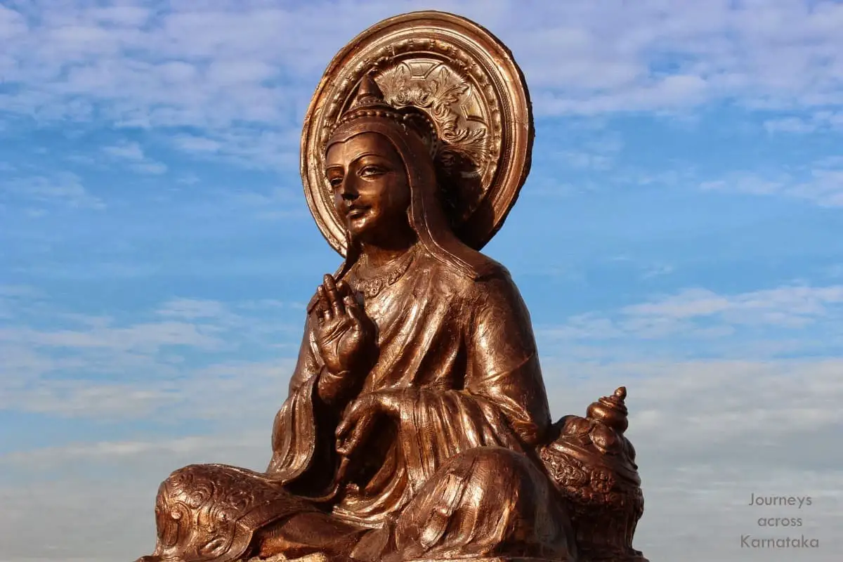 Ashoka statue in Sannati, Kalaburgi district, Karnataka