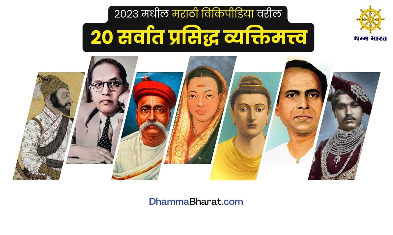 Most famous Personalities on Marathi Wikipedia in 2023