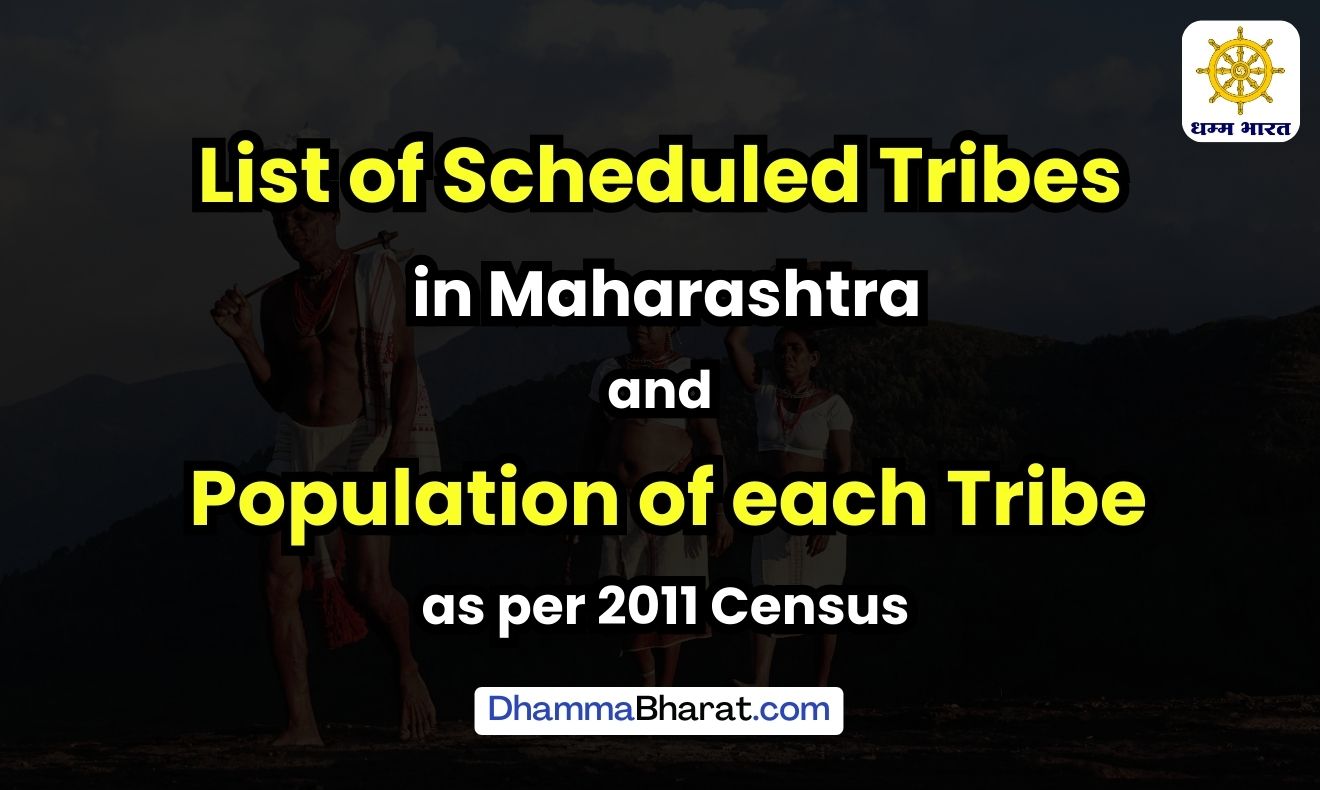 List of Scheduled Tribes in Maharashtra and Population of each Tribe